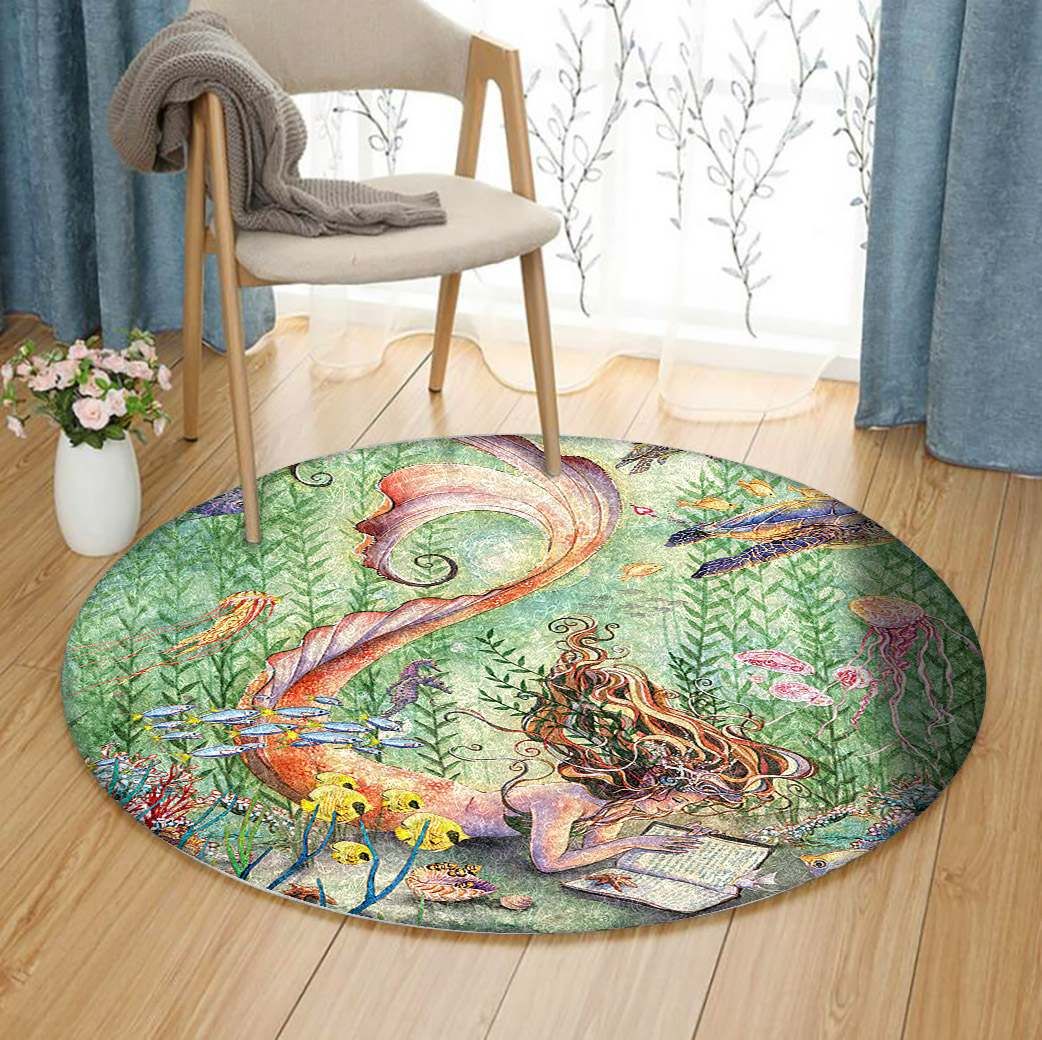 Mermaid Round Carpet