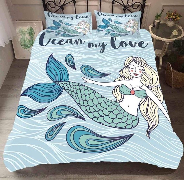 Mermaid Ocean Bedding Set