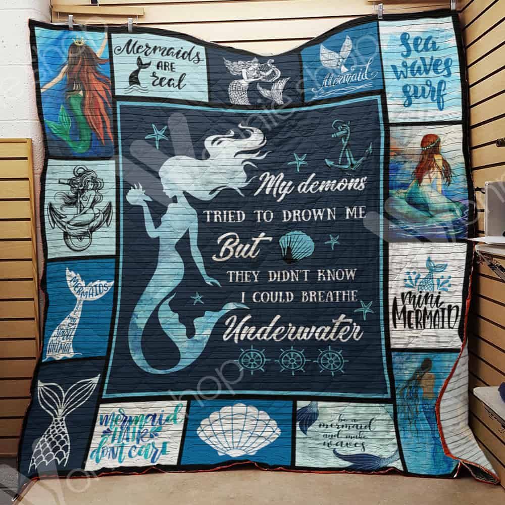 Mermaid Ocean Quilt Blanket DHC1002730TD