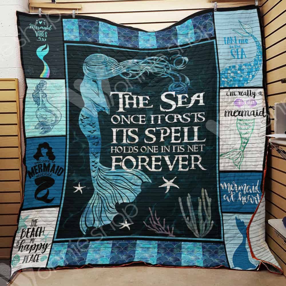 Mermaid Ocean Quilt Blanket DHC1002740TD