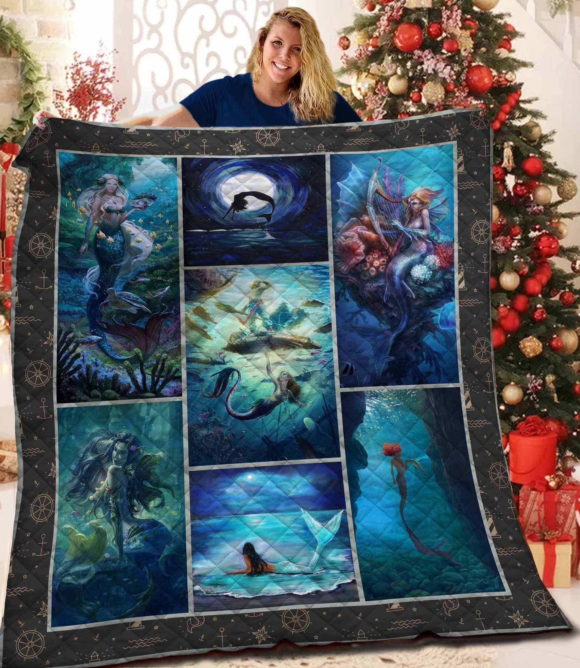 Mermaid Quilt Blanket BBB0411227SM