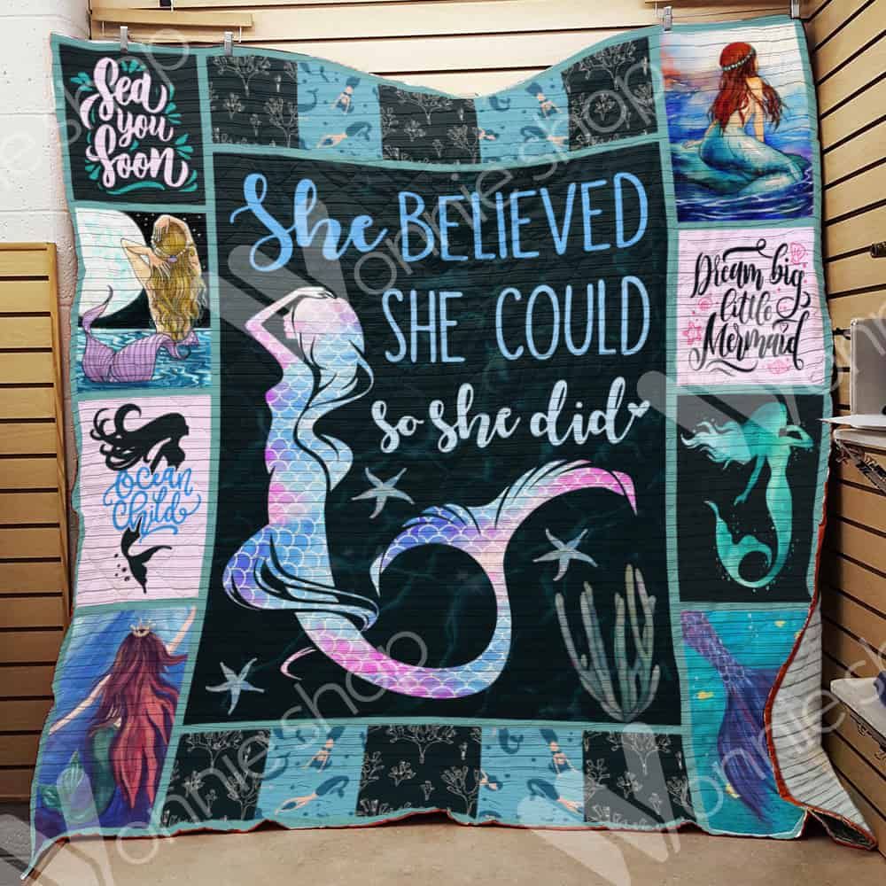 Mermaid Quilt Blanket DHC06021114TD
