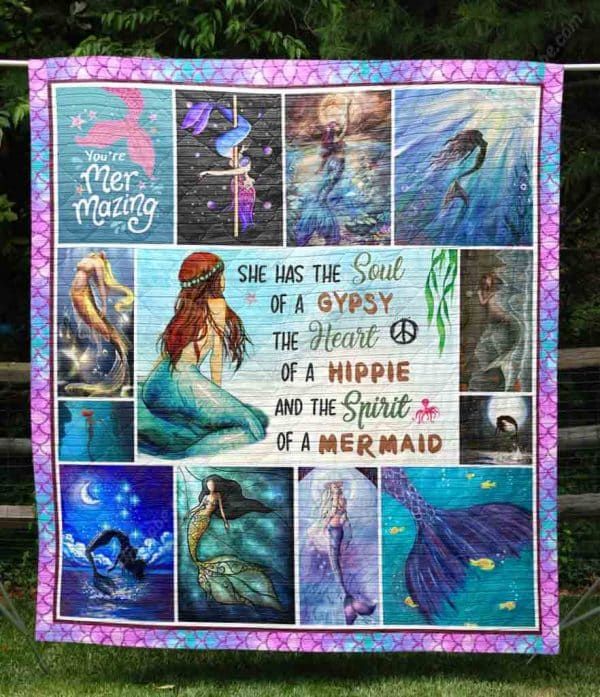 Mermaid Quilt Blanket DHC13123067VT