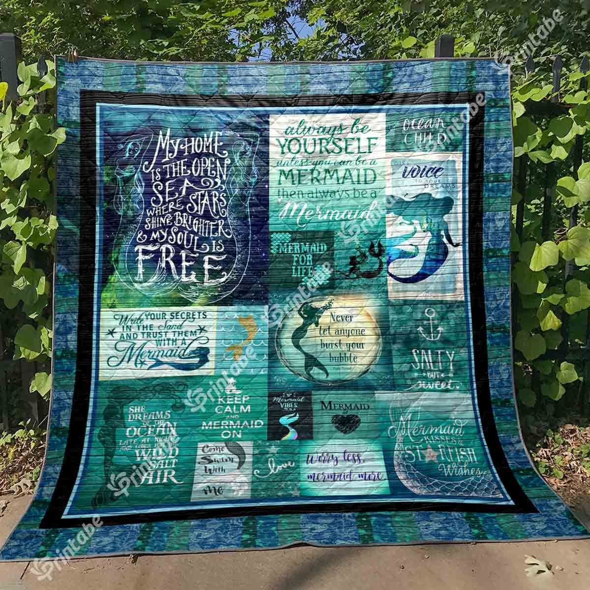 Mermaid Quilt Blanket DHC13123068VT