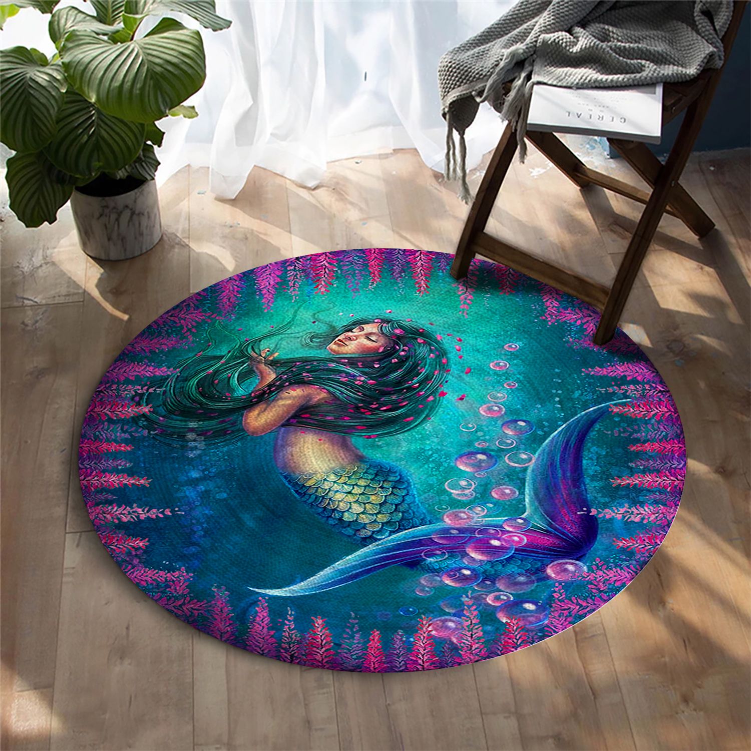 Mermaid Round Carpet