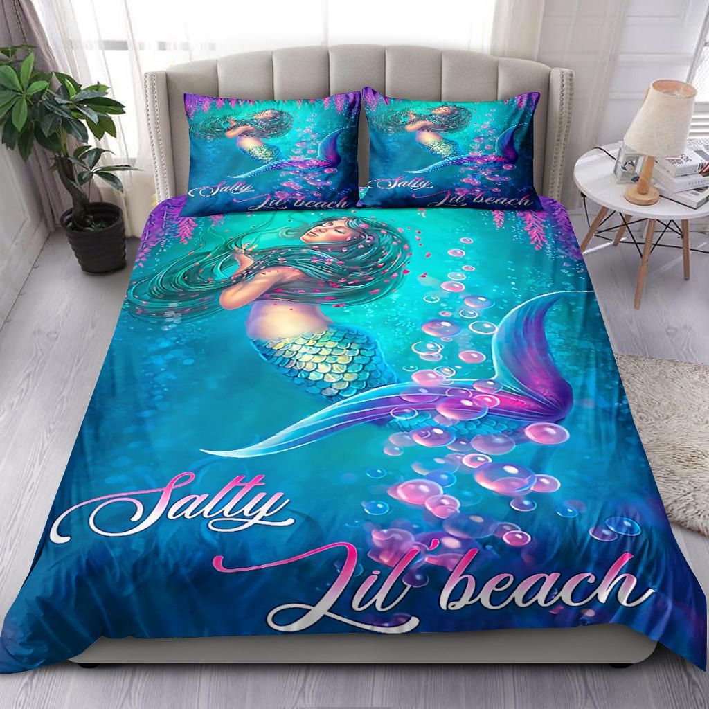 Mermaid Salty Lil Beach Bedding Set