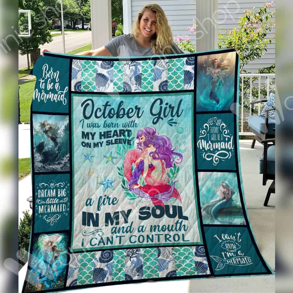 Mermaid Soul Of A Mermaid Quilt Blanket DHC3112764TD
