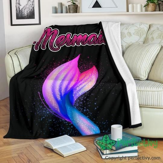 Mermaid Tail Sherpa Fleece Blanket