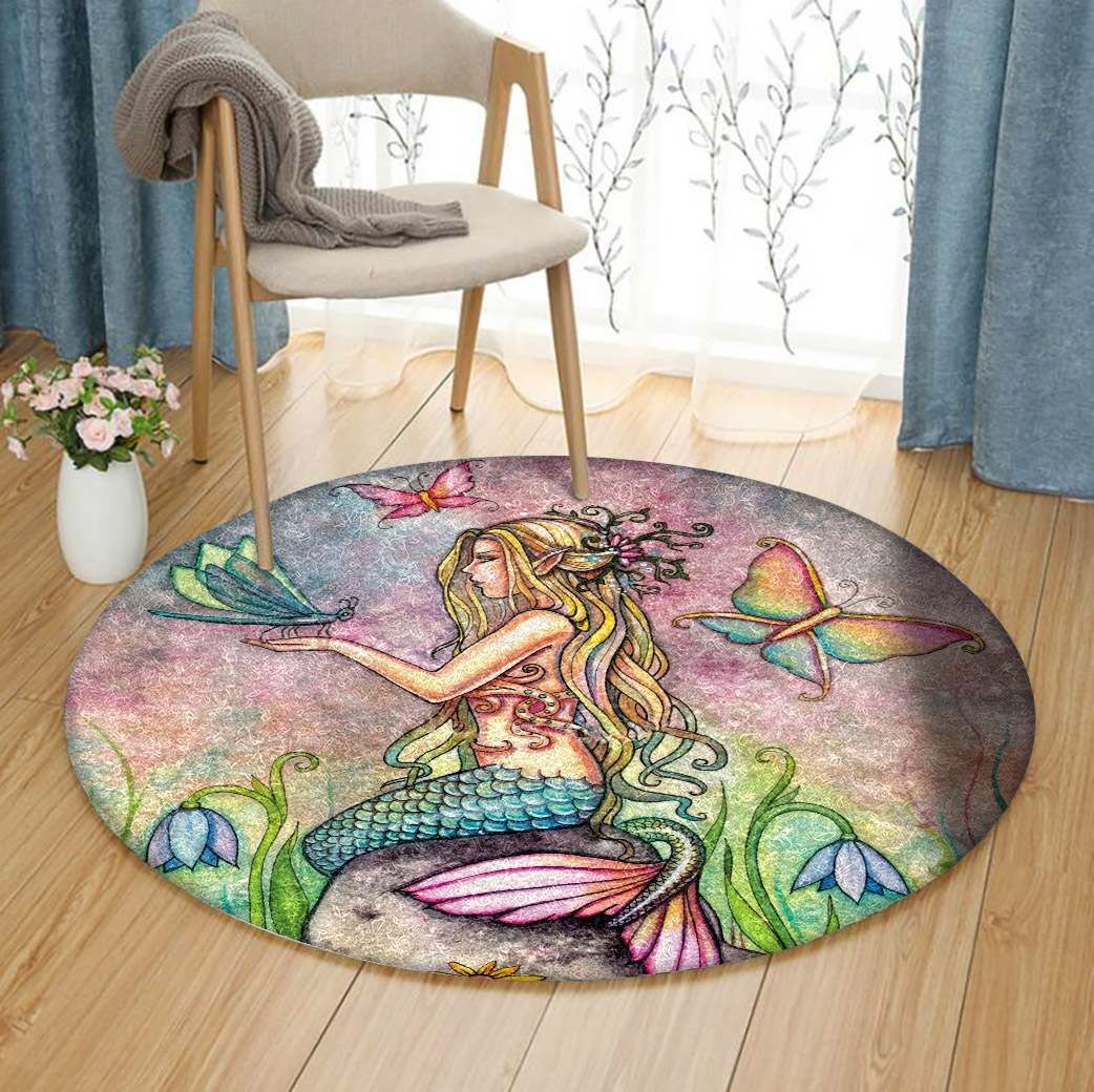 Mermaid Round Carpet