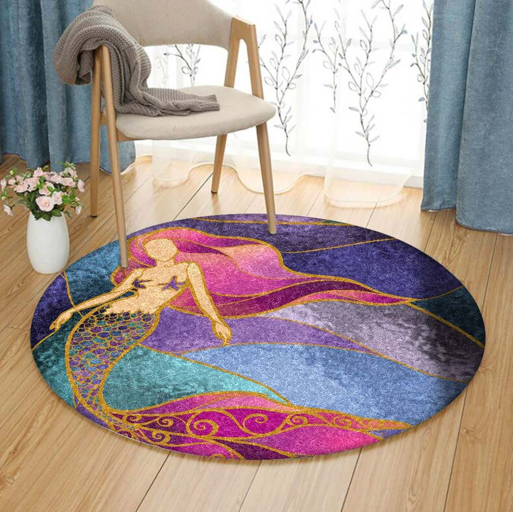 Mermaid Round Carpet