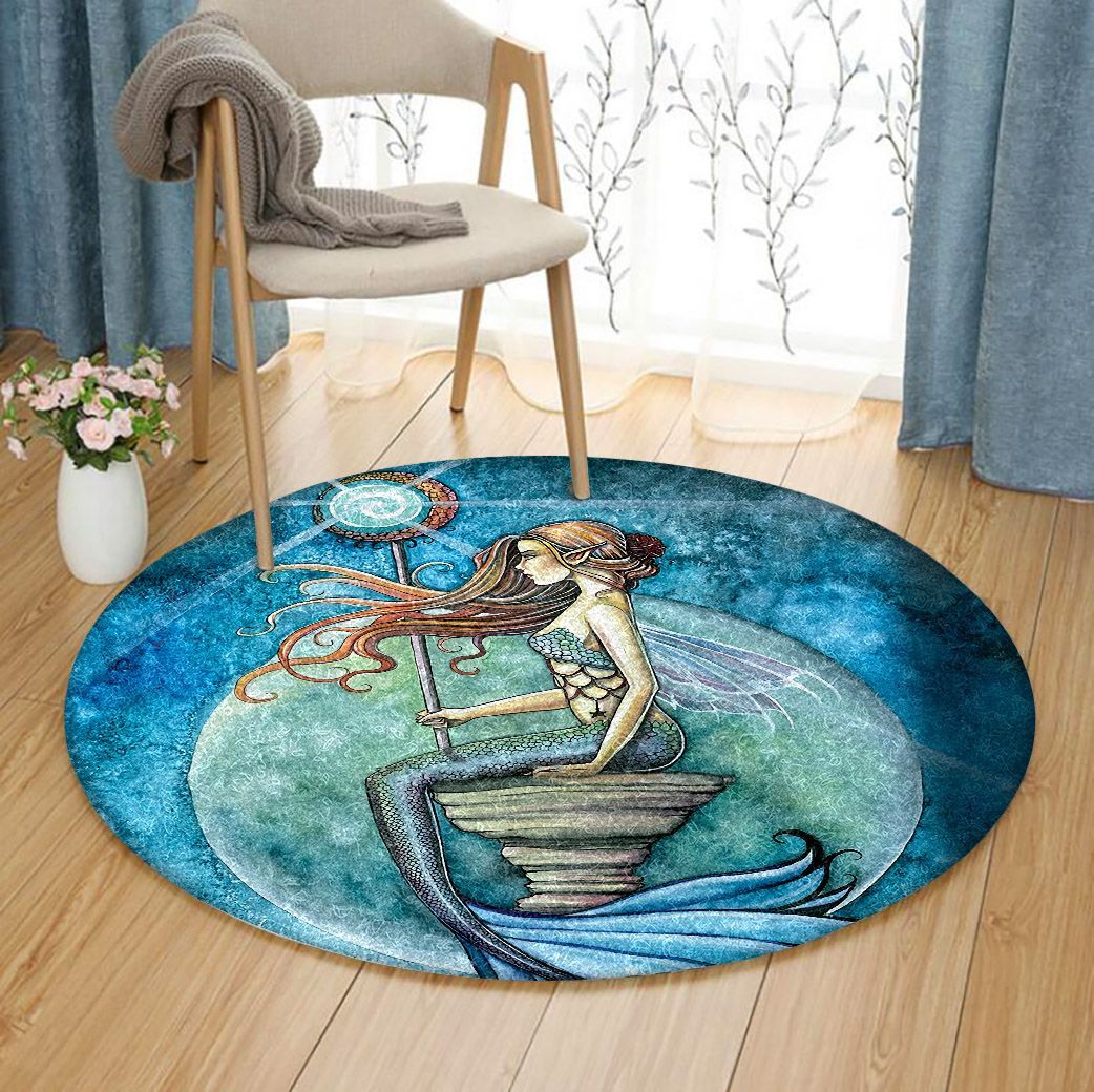 Mermaid Round Carpet