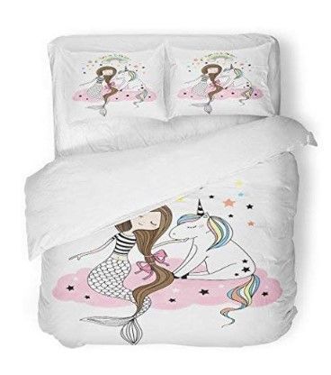 Mermaid Unicorn Bedding Set