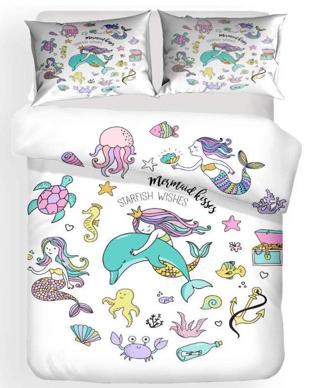 Mermaid Wishes Bedding Set