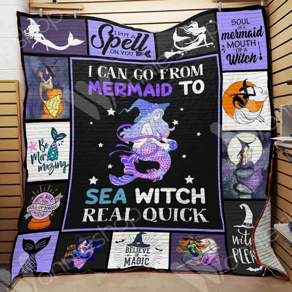 Mermaid Witch Quilt Blanket DHC06021063TD