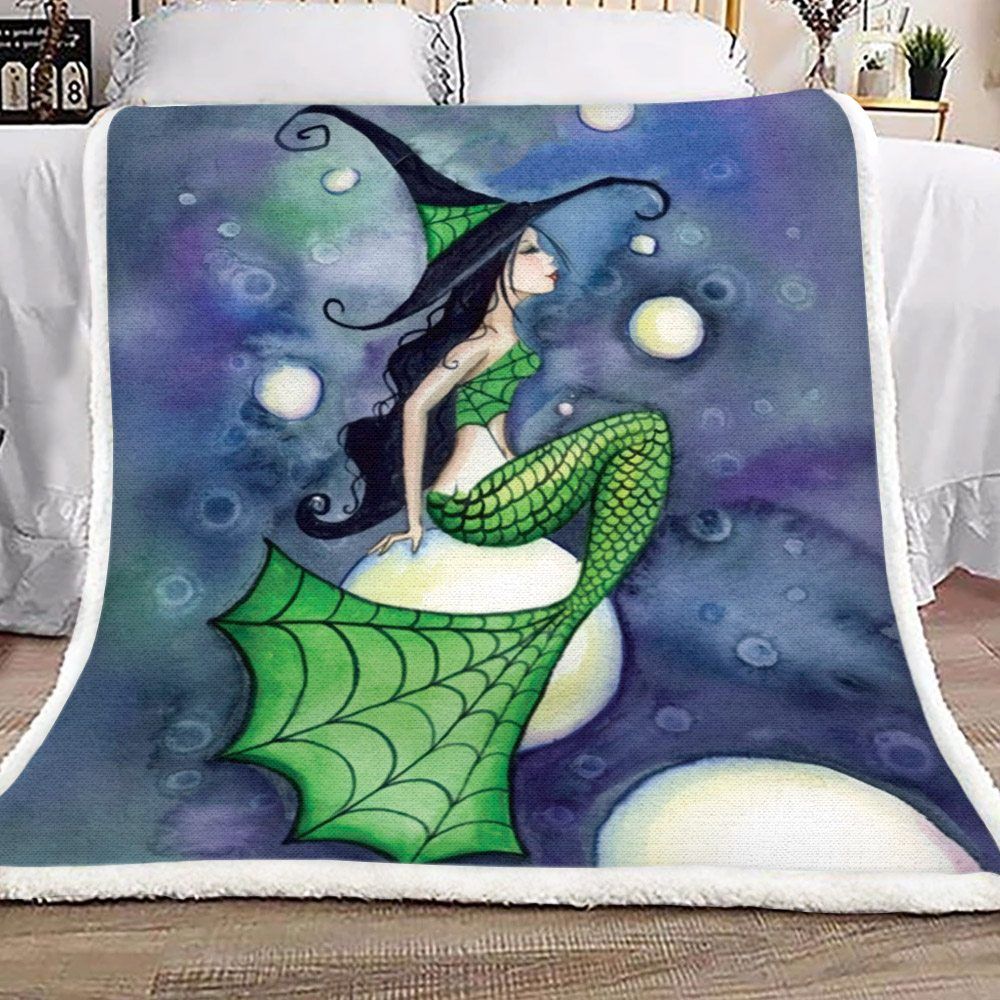 Mermaid Witch Sherpa Fleece
