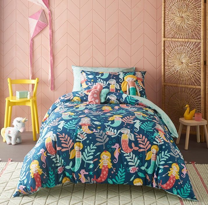 Mermaid World Bedding Set