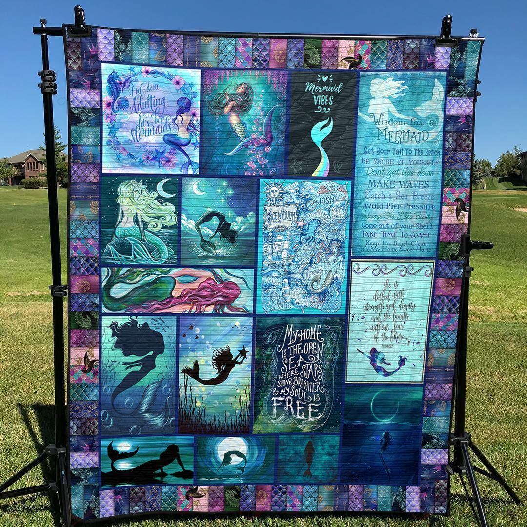 Mermaids GS-CL-NC1208 Quilt Blanket