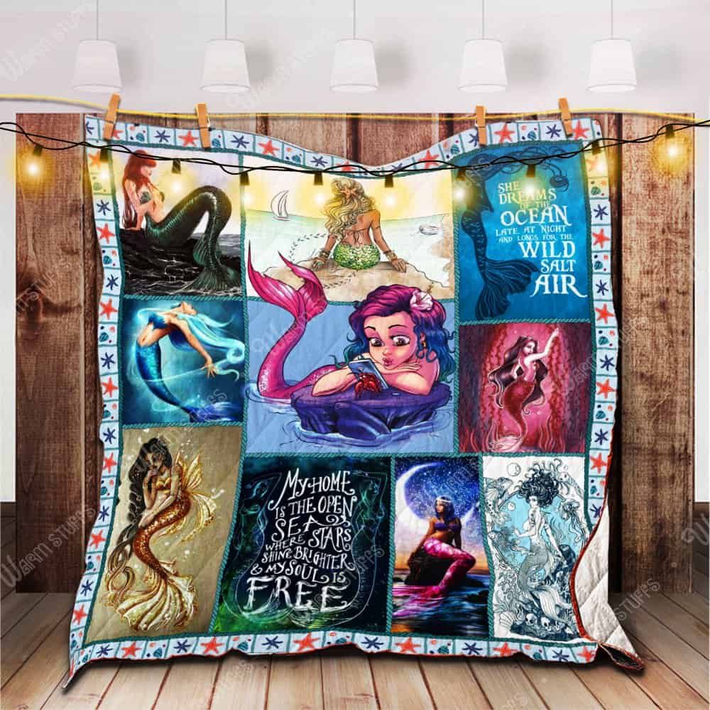 Mermaids Quilt Blanket Kp Dhc1312664Dd