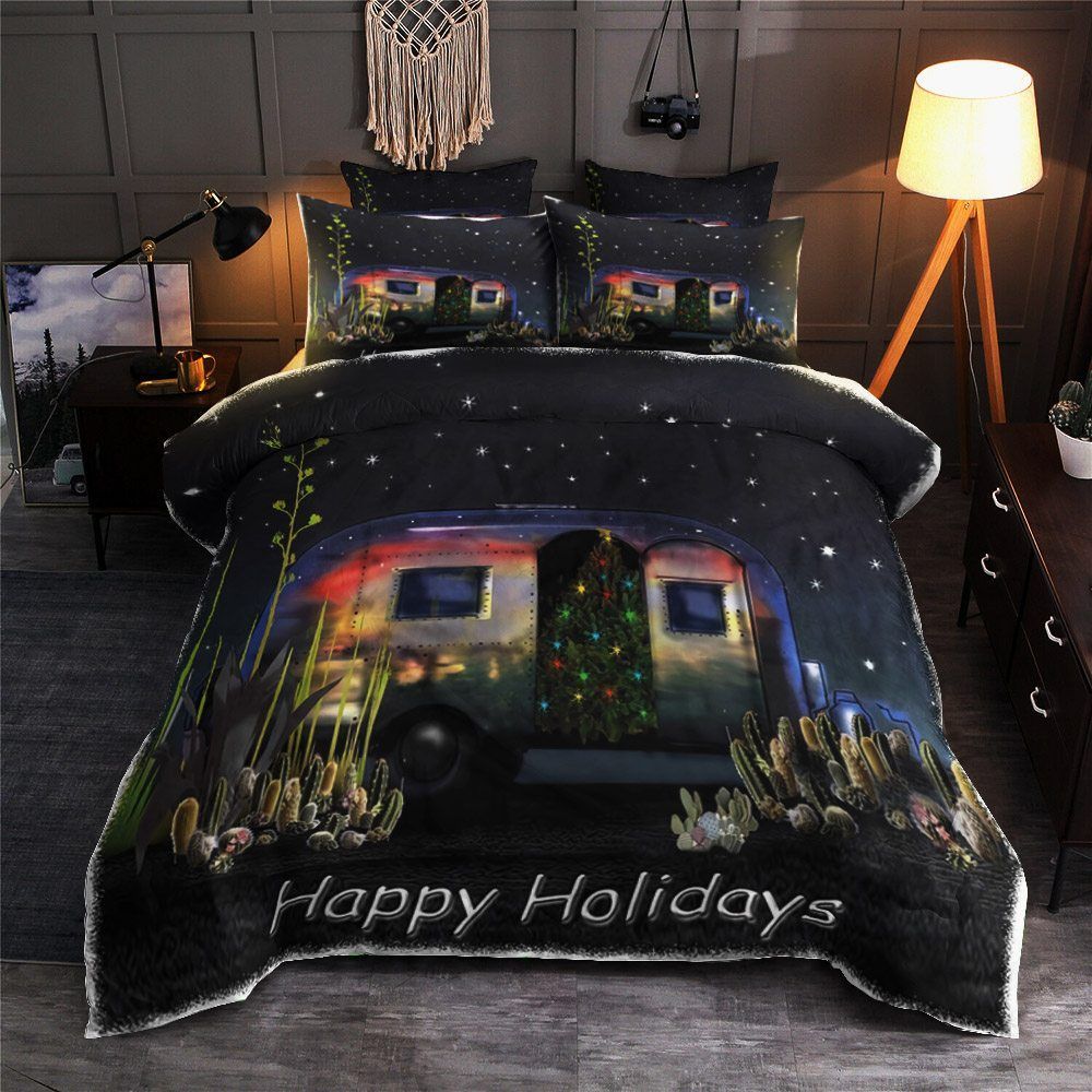 Merry Christmas Camper Bedding Set