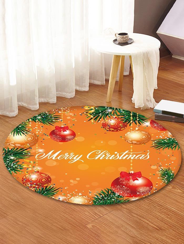 Merry Christmas Round Carpet