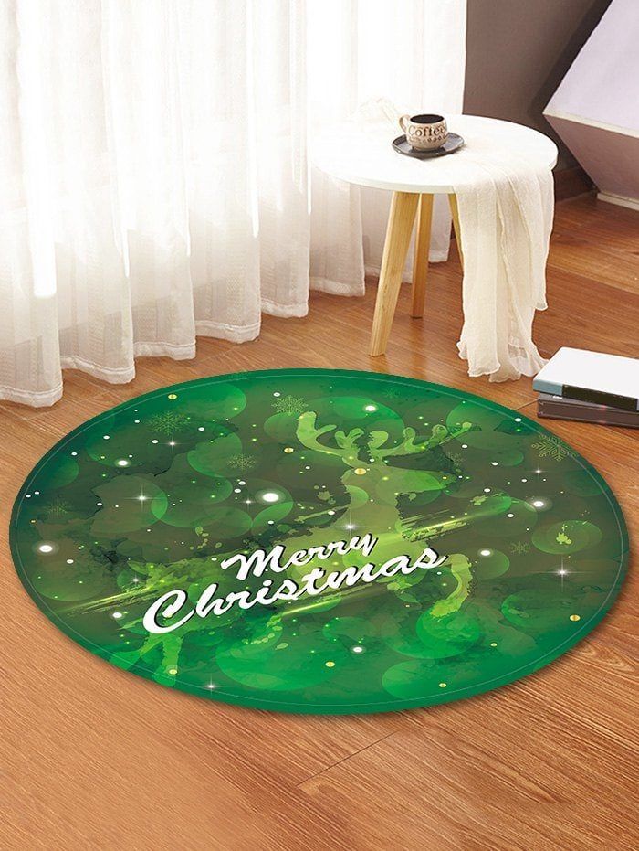 Merry Christmas Round Carpet
