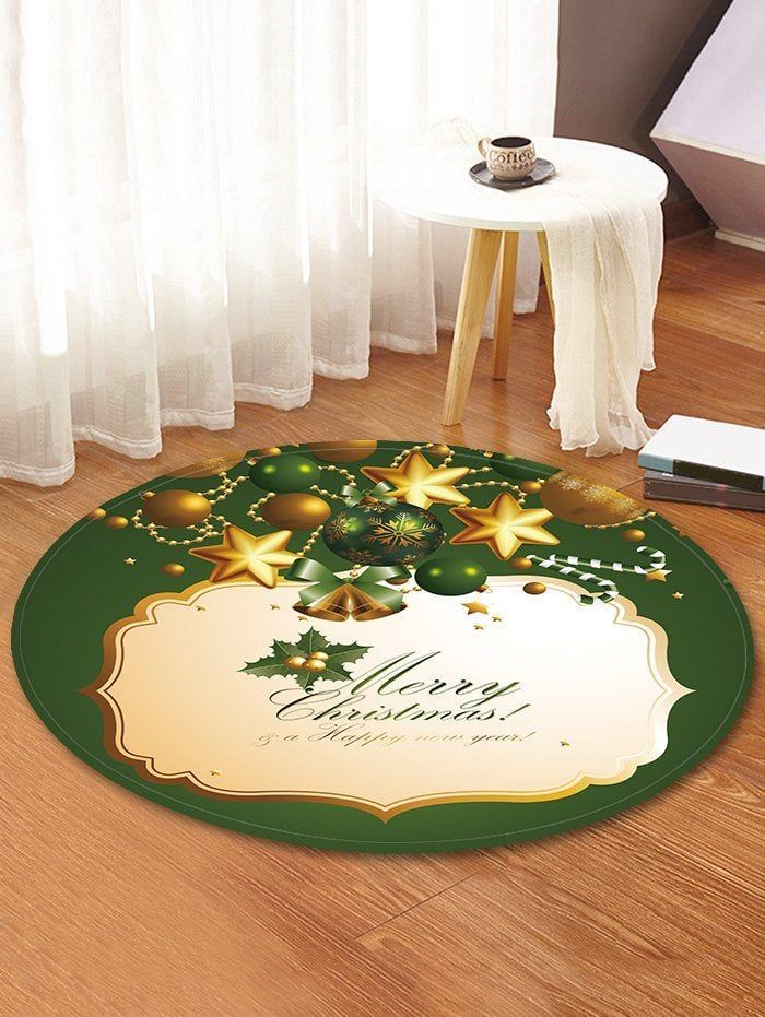 Merry Christmas Round Carpet