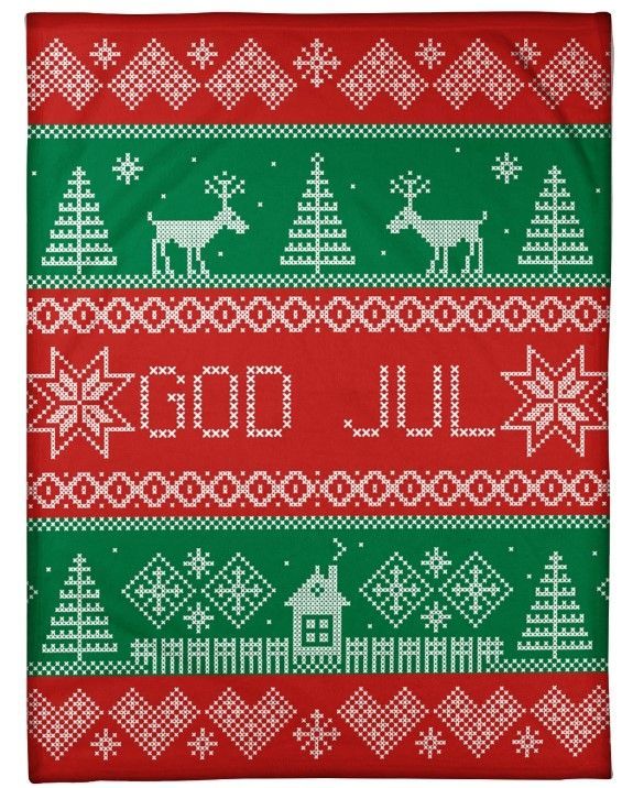 Merry Christmas Sherpa Fleece Blanket