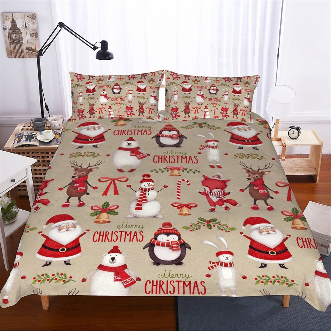 Merry Christmas Bedding Set