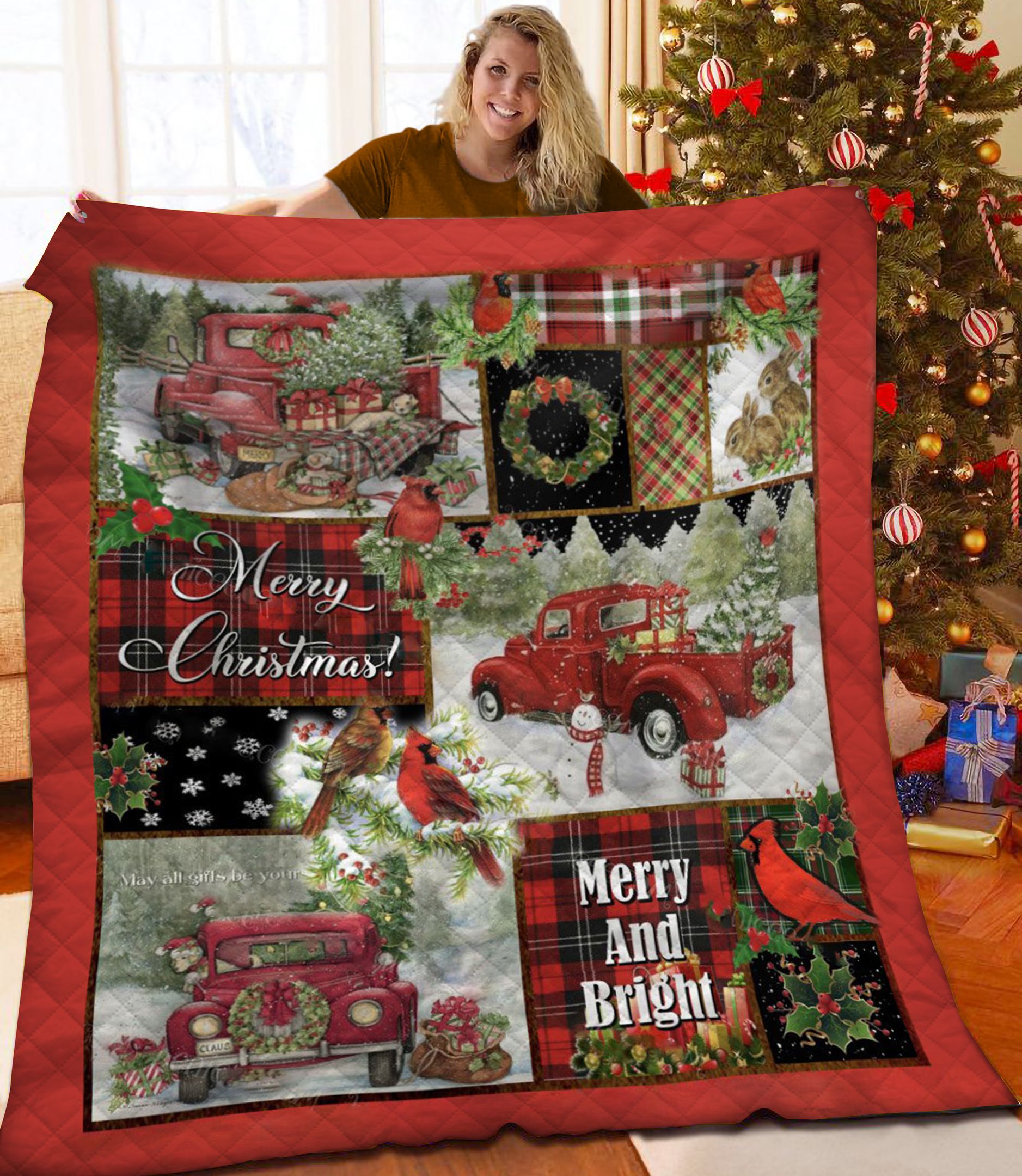 Merry Christmas DPC101103 Quilt Blanket