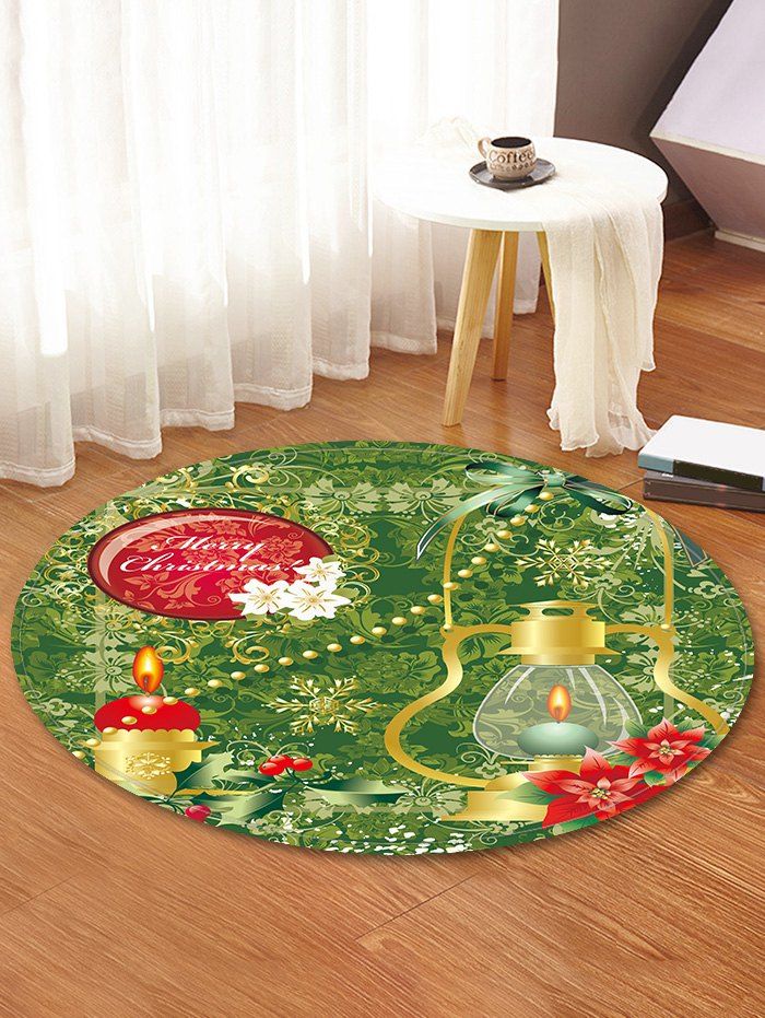 Merry Christmas Round Carpet