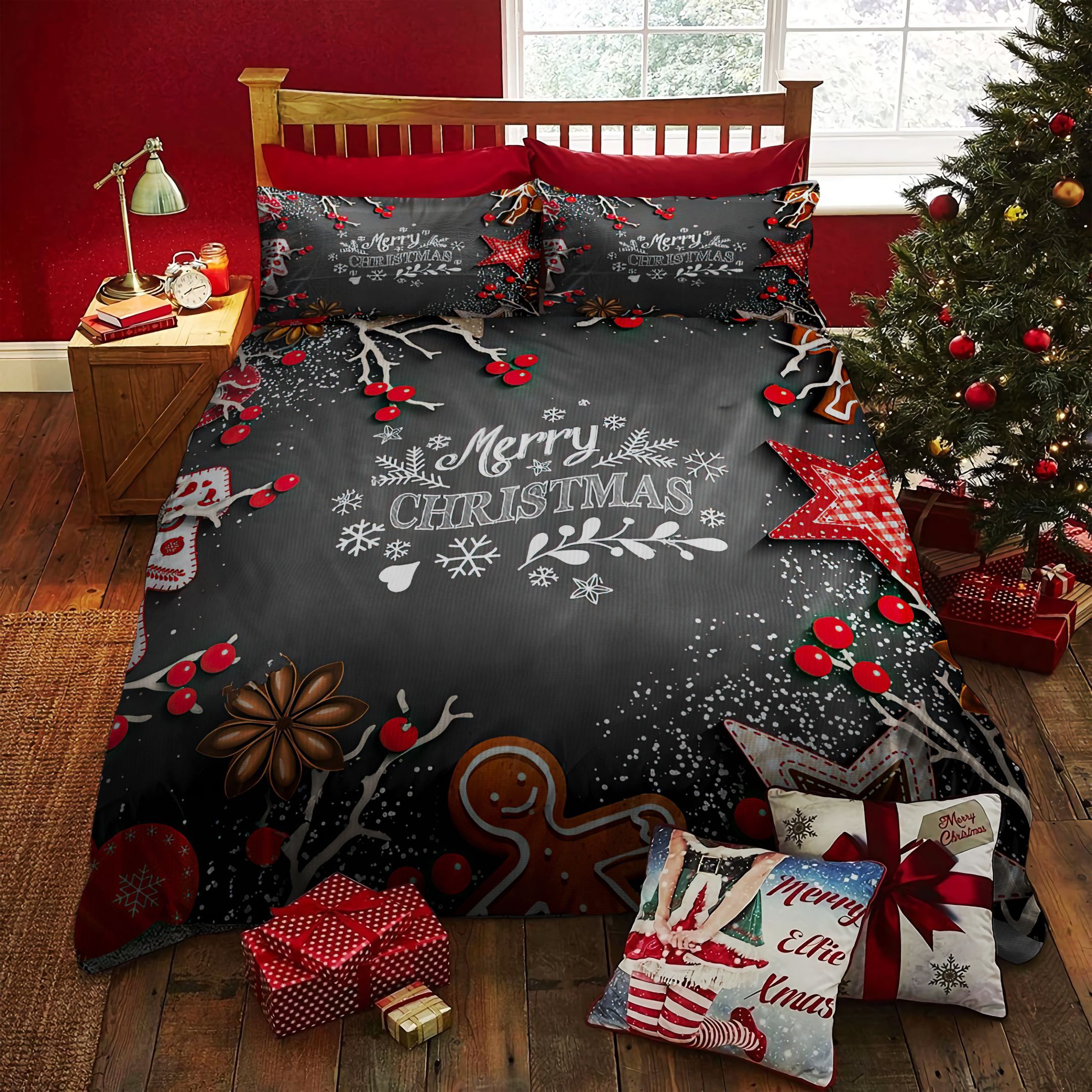 Merry Christmas Bedding Set