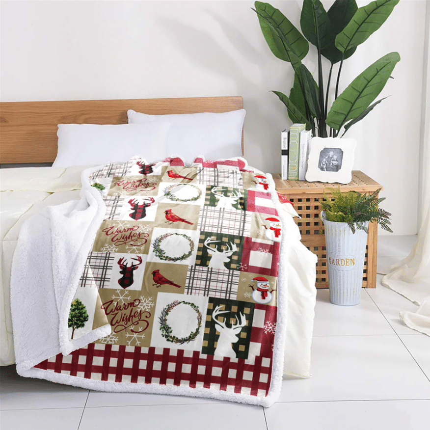 Merry Christmas Fleece Blanket