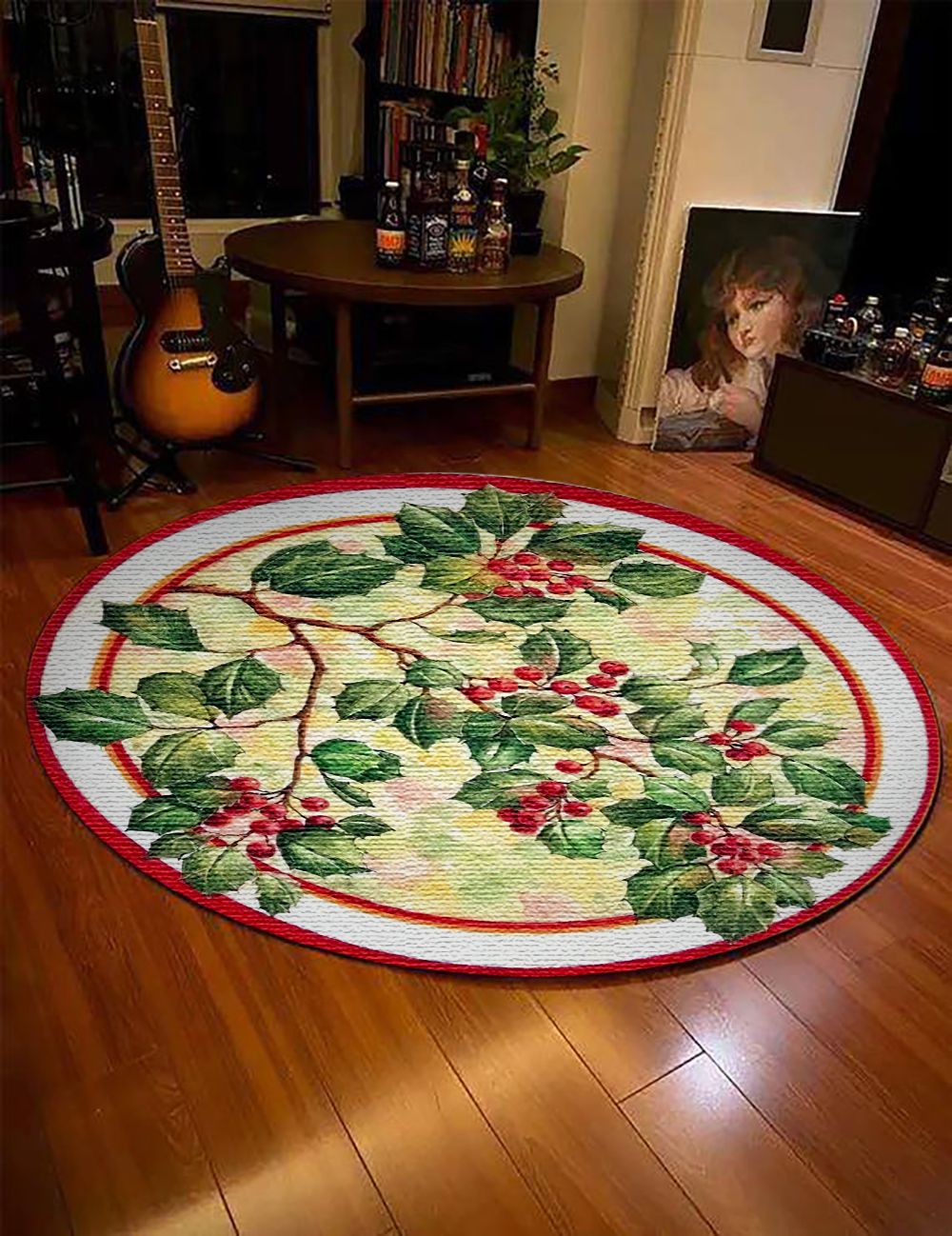 Merry Christmas Round Carpet