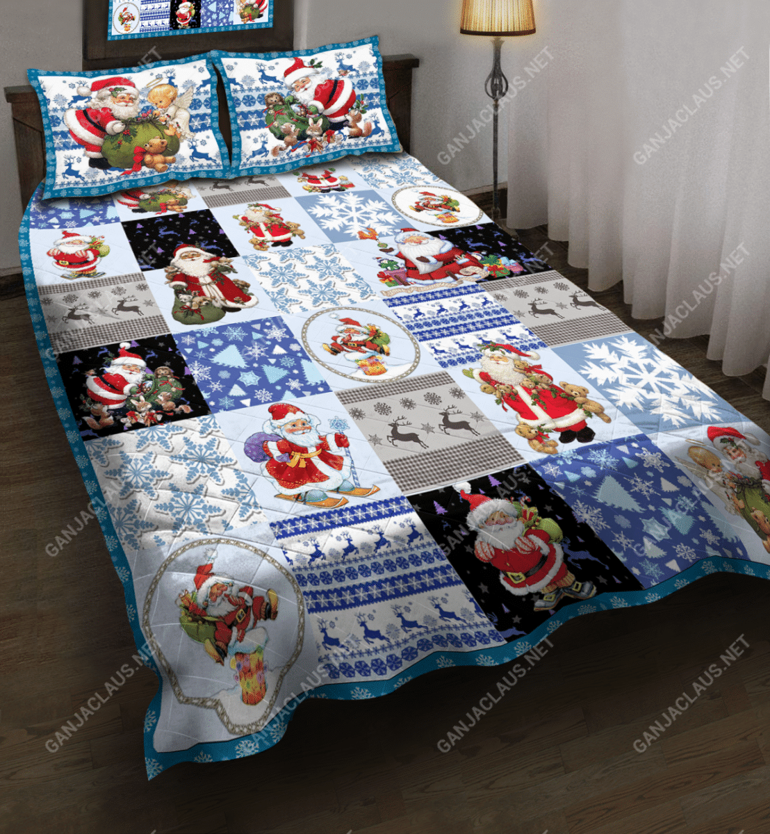 Merry Christmas Santa Claus Bedding Set