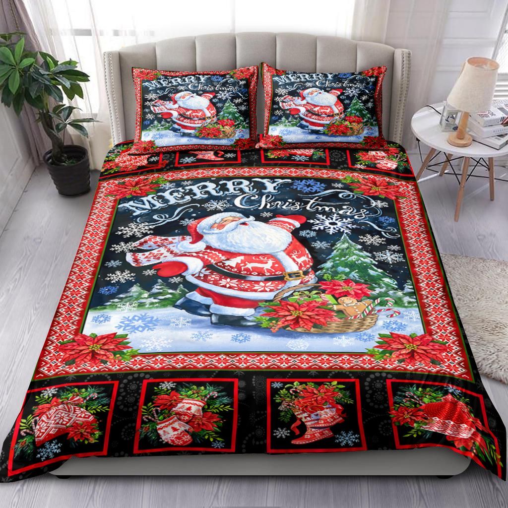 Merry Christmas Santa Claus Bedding Set