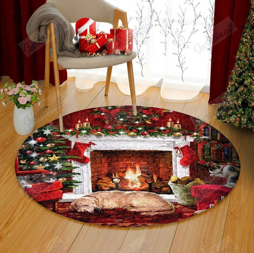 Merry Christmas Round Carpet