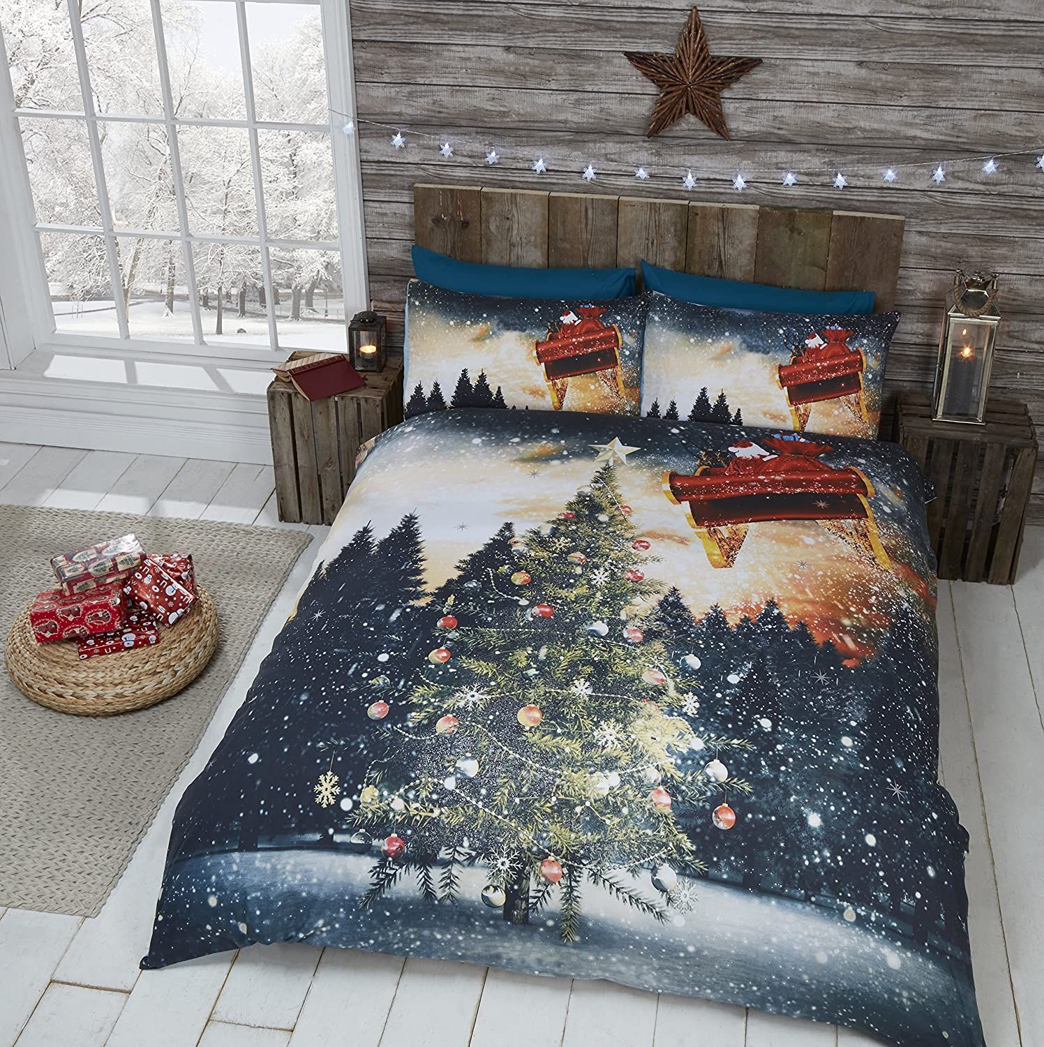 Merry Christmas Tree Bedding Set