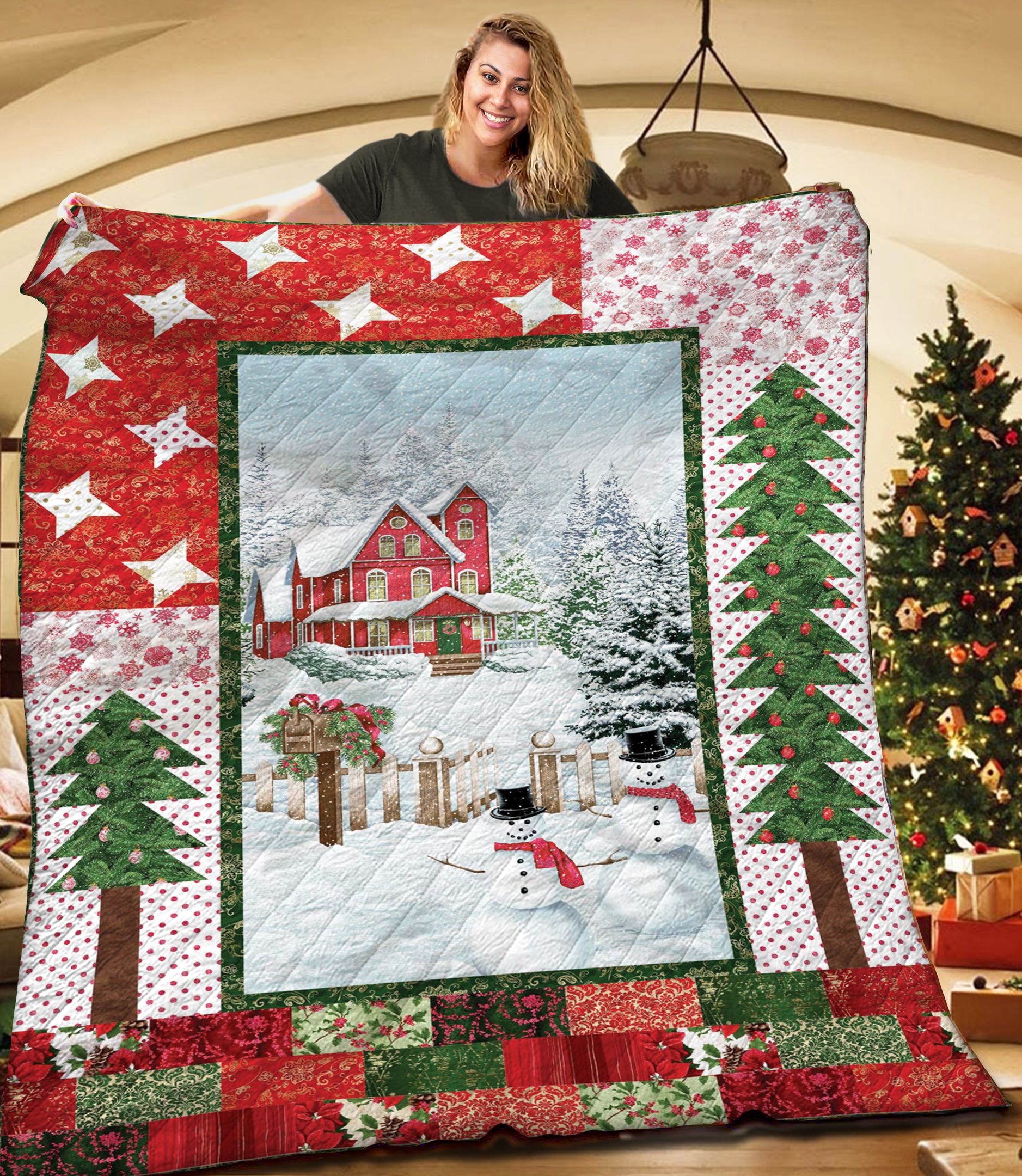 Merry Little Christmas TNT181117NH Quilt Blanket
