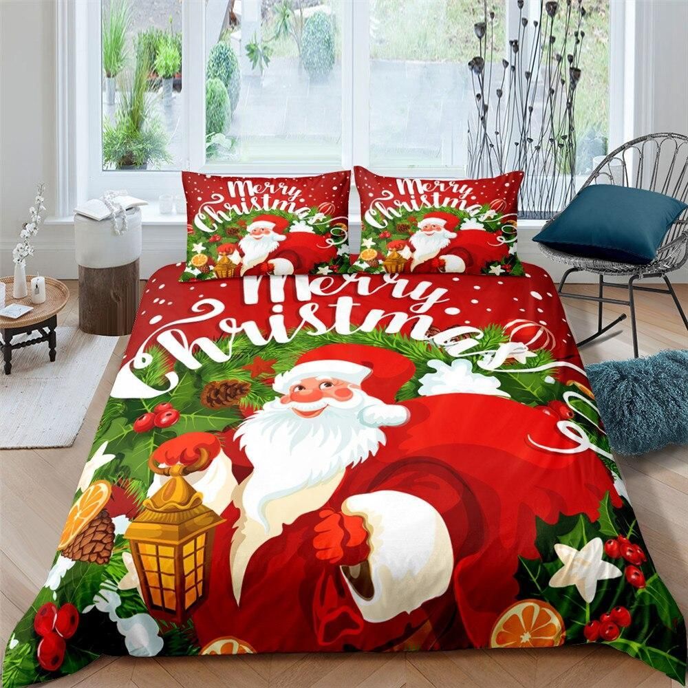 Merry Xmas Santa Bag Bedding Set