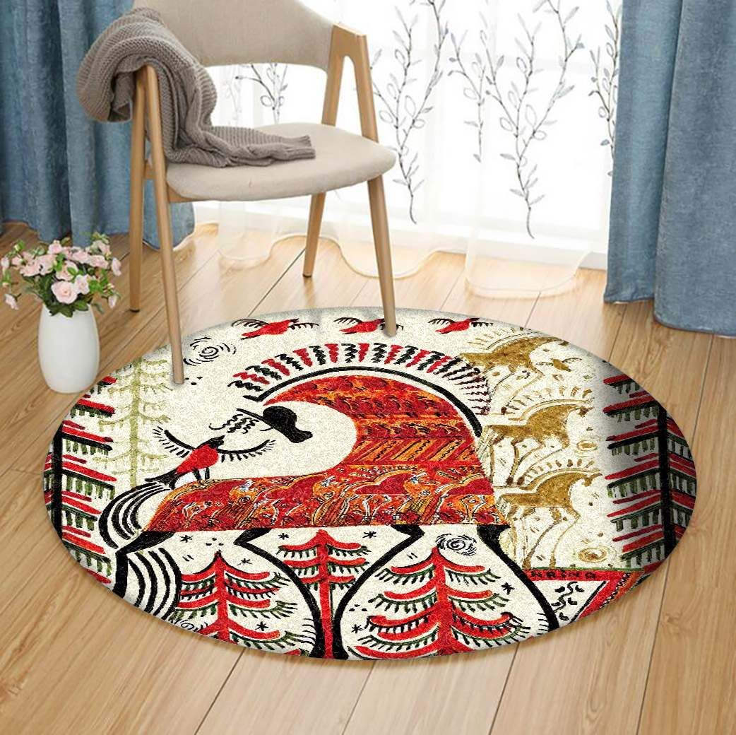 Mezenskaya Round Carpet