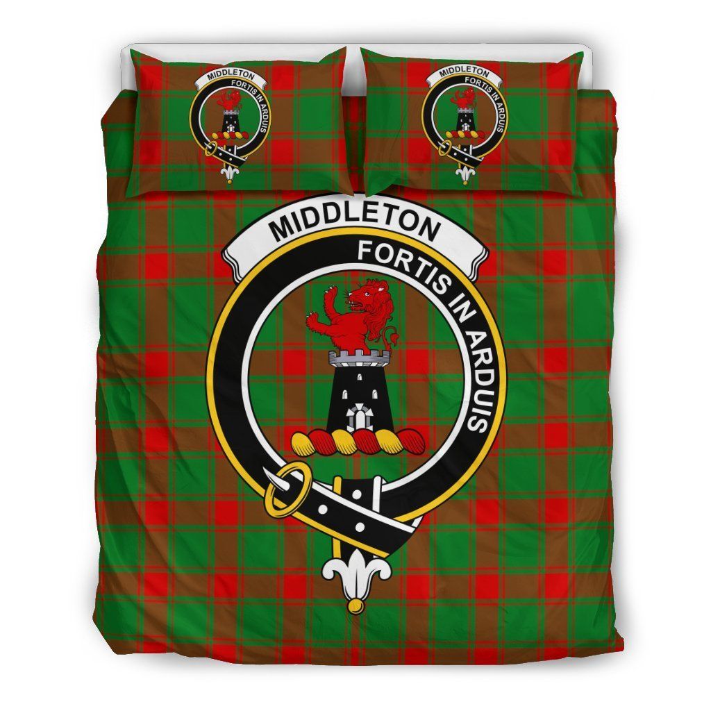 Middleton Clan Badge Tartan Bedding Set