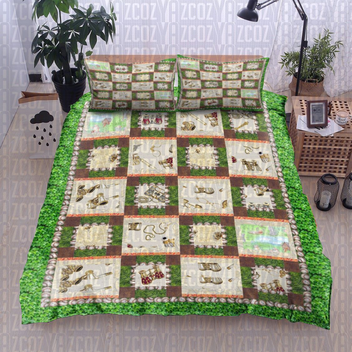 Migration Baseball Bedding Set