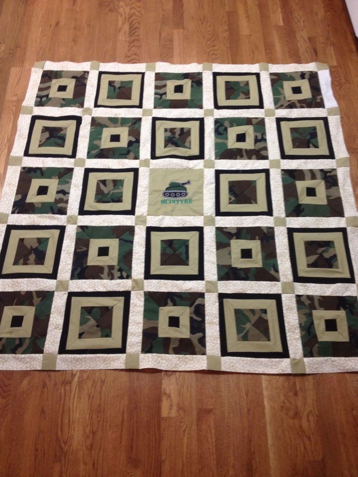 Military CLA260616 Quilt Blanket