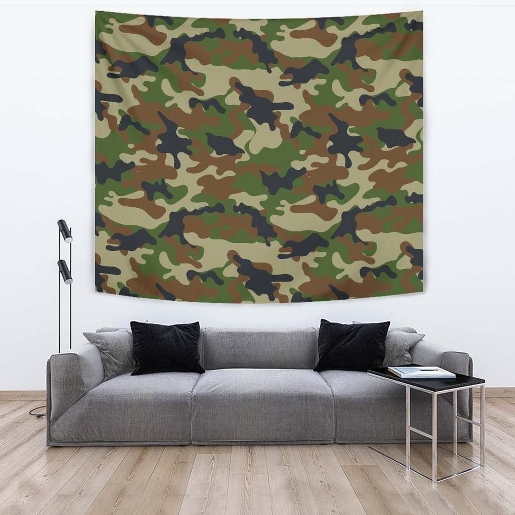 Military Green Camouflage CL17100090MDT Tapestry