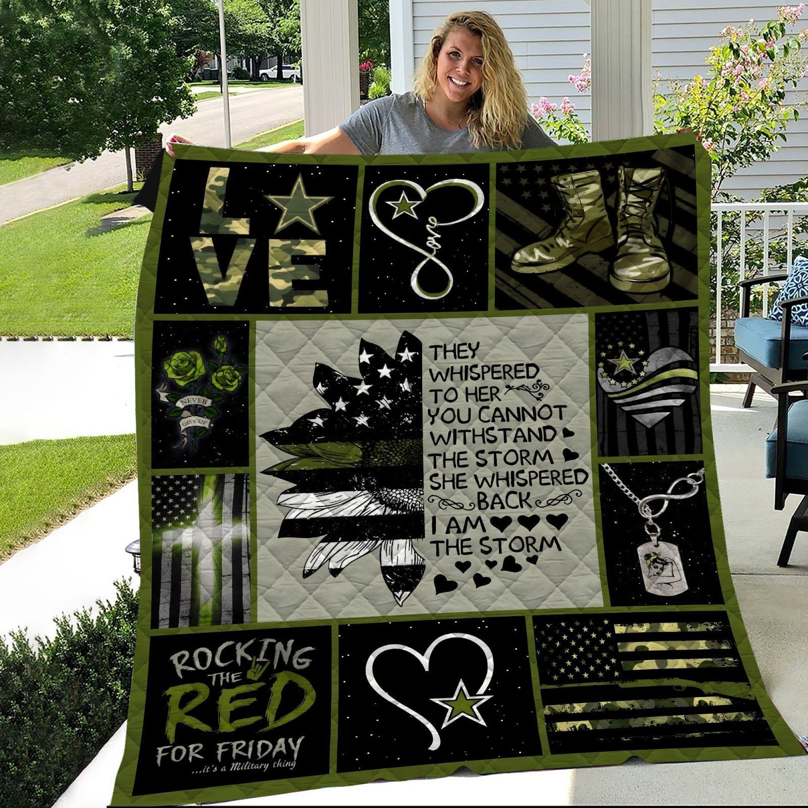 Military Like GS-CL-DT0107 Quilt Blanket
