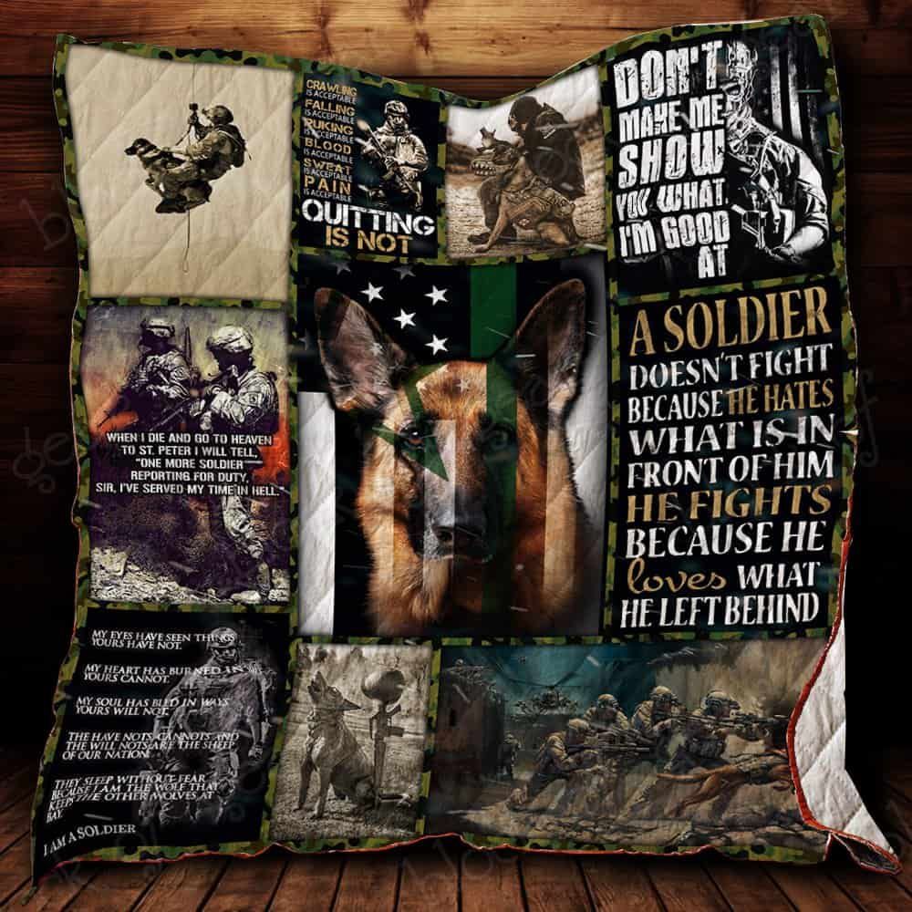 Military Of The United States 8 GS-CL-LD2910 Quilt Blanket