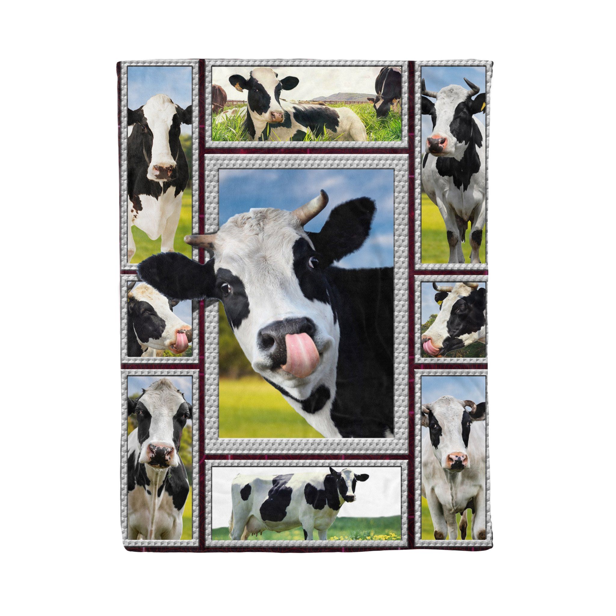 Milk Cow Fleece Blanket
