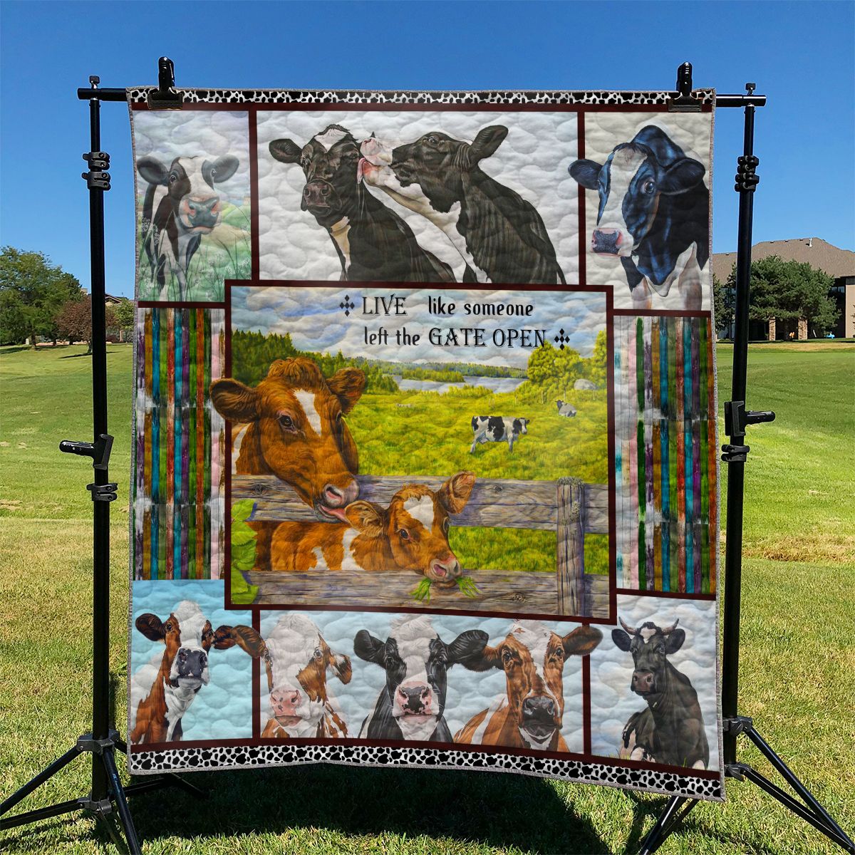 Milk Cow NI1501010YA Quilt Blanket