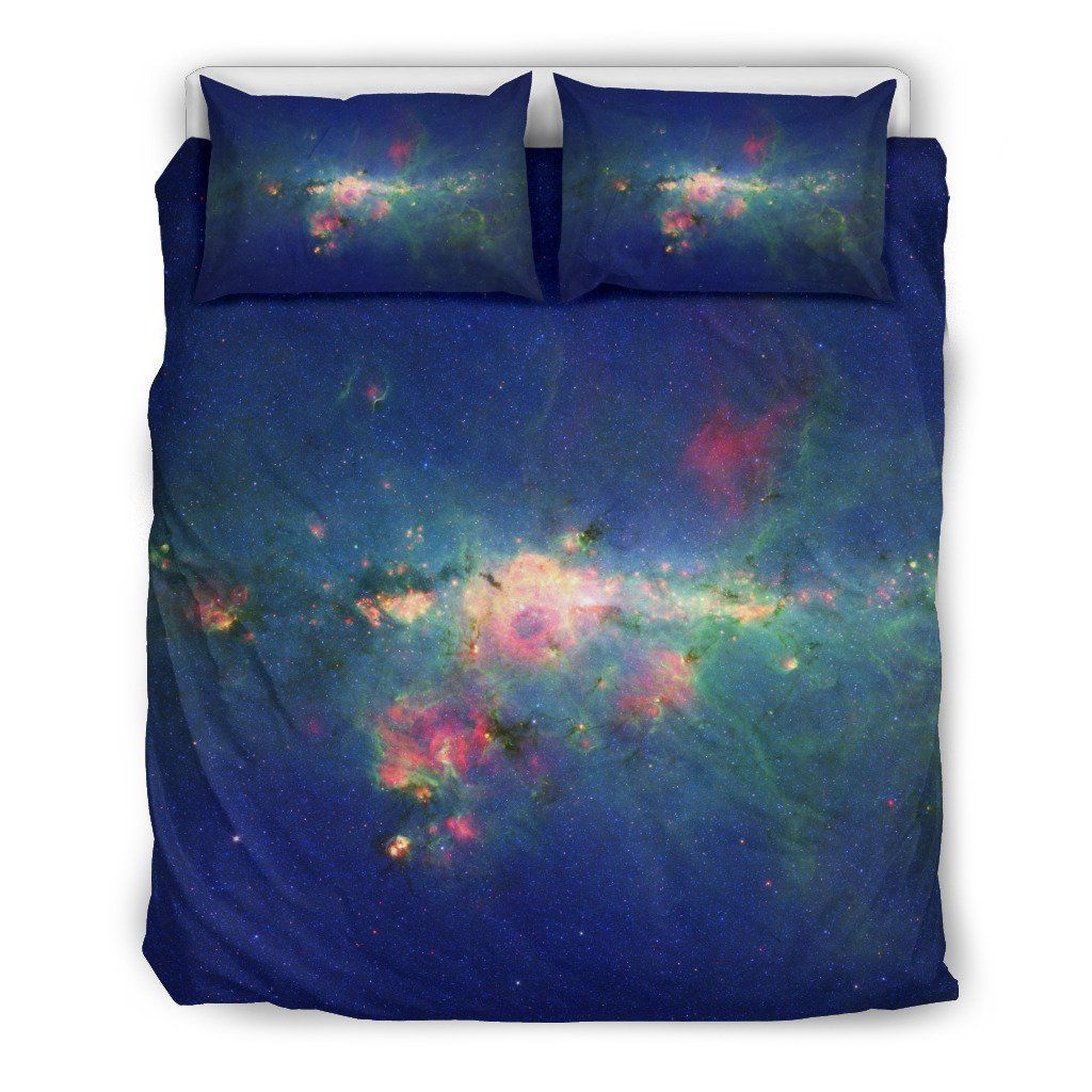 Milky Way Center Galaxy Lover Printed Bedding Set