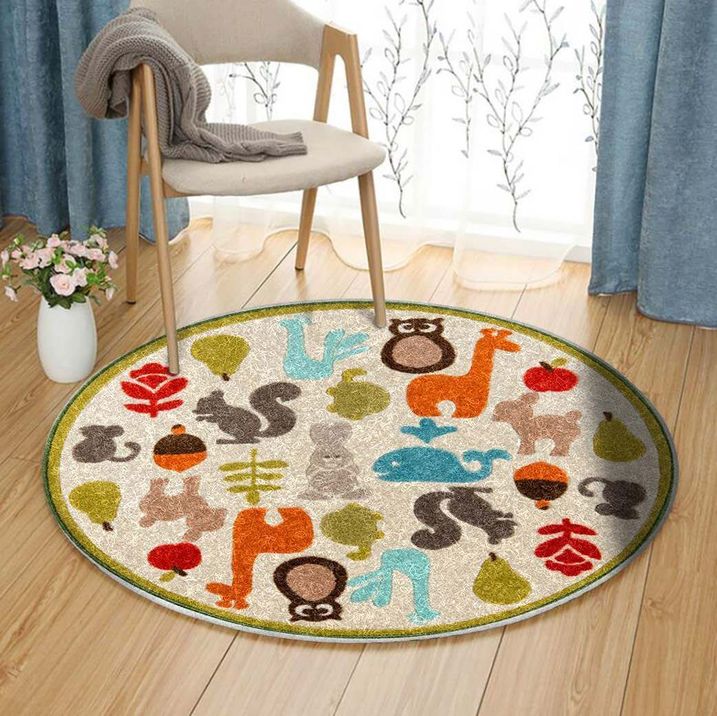 Mini Mo Playtime Round Carpet
